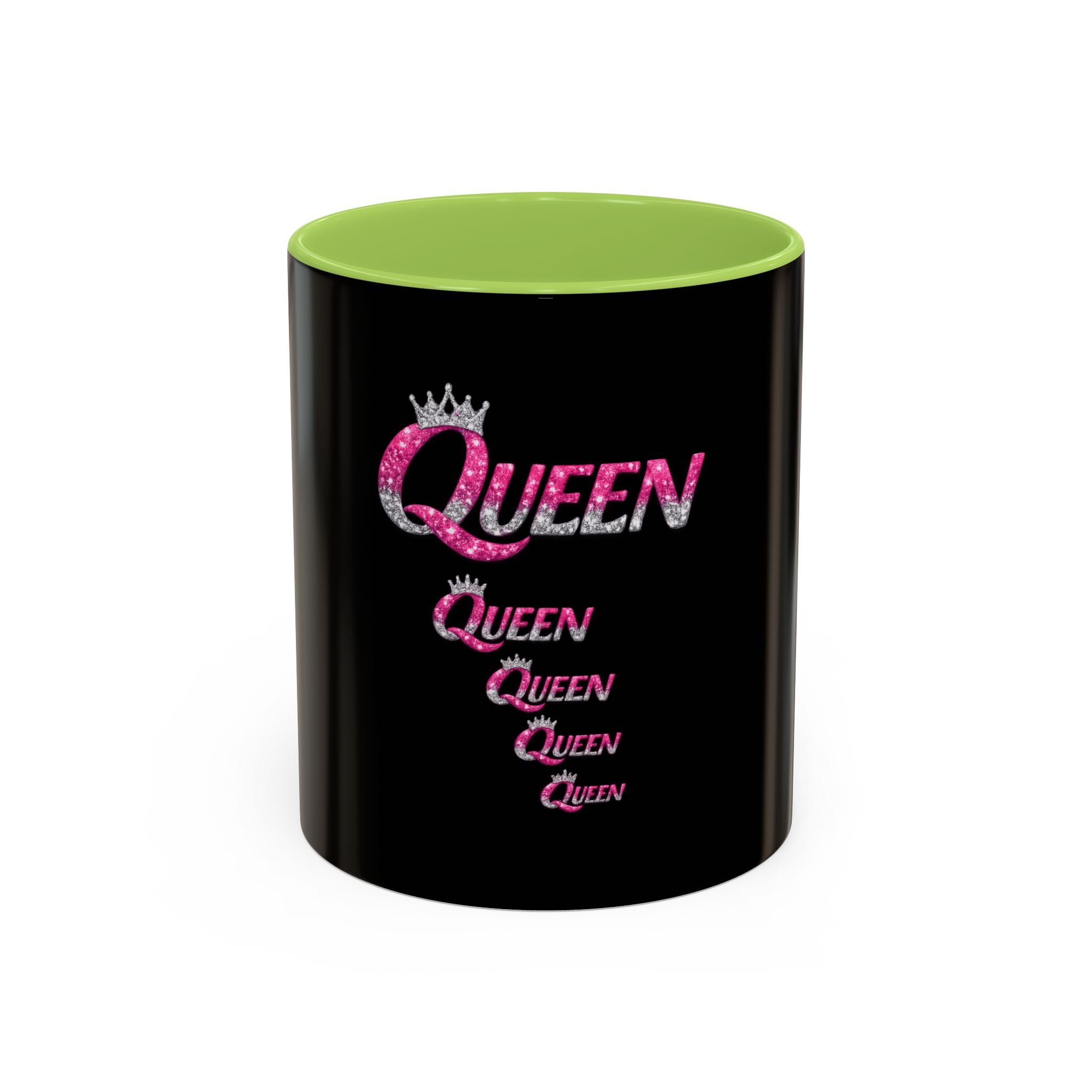 Keraaminen kahvimuki — Queen, musta