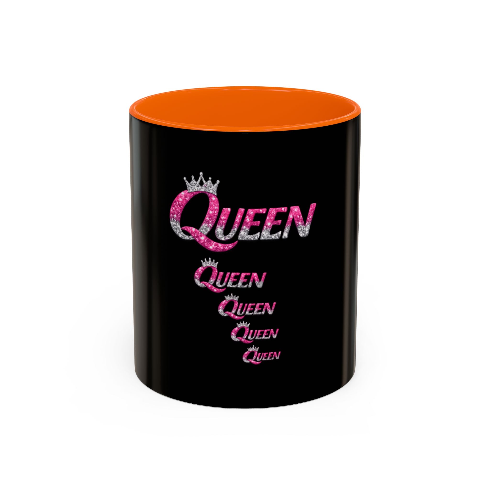 Keraaminen kahvimuki — Queen, musta