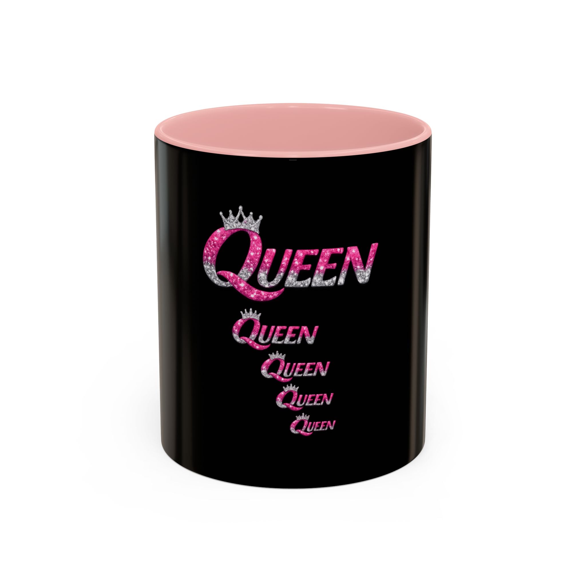 Keraaminen kahvimuki — Queen, musta