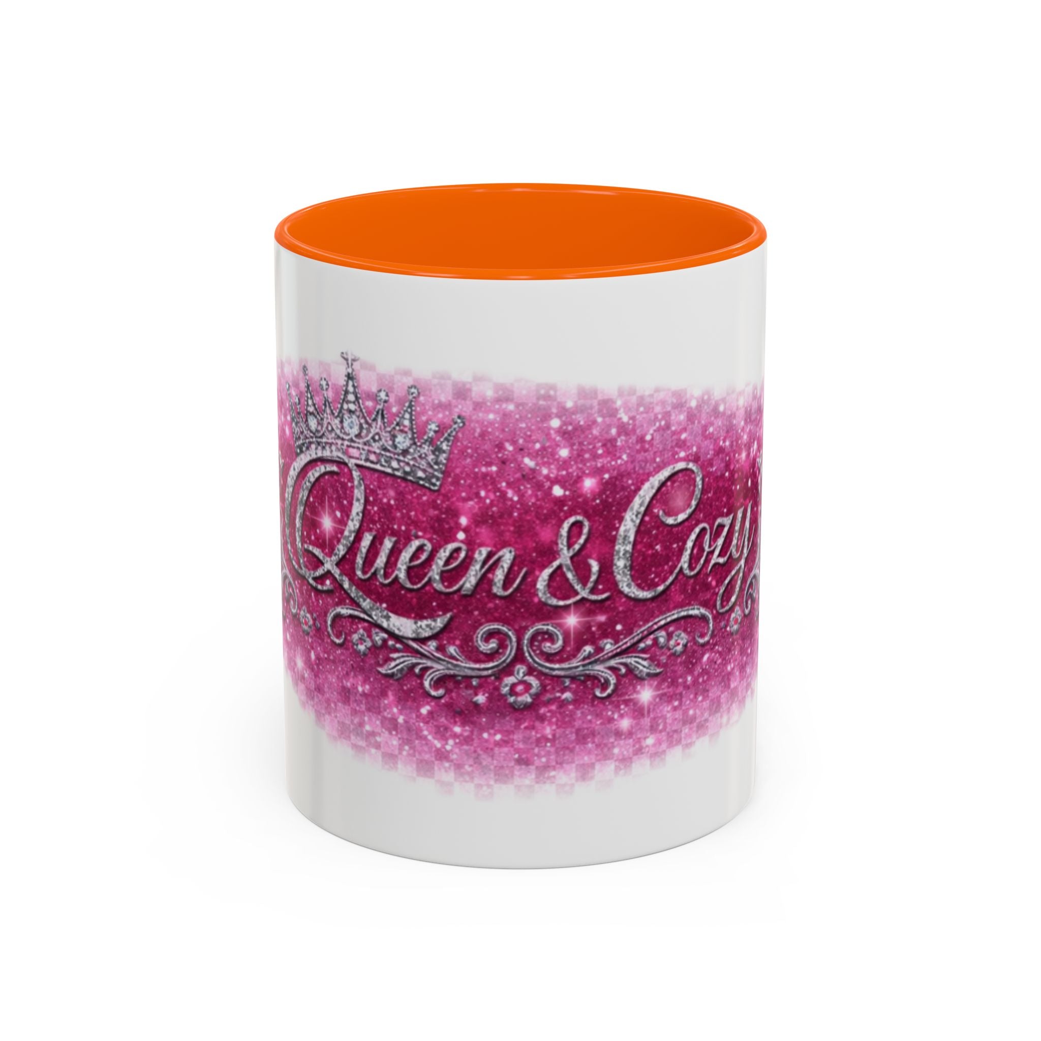 Keraaminen kahvimuki — Queen & Cozy, valkoinen