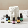Aromaterapia aloitus + Buddha-tuoksulyhty valkoinen