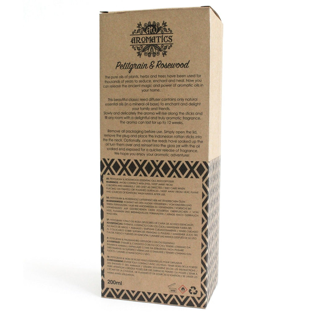 Petitgrain & Rosewood Huonetuoksu – Tuoksutikut 200ml