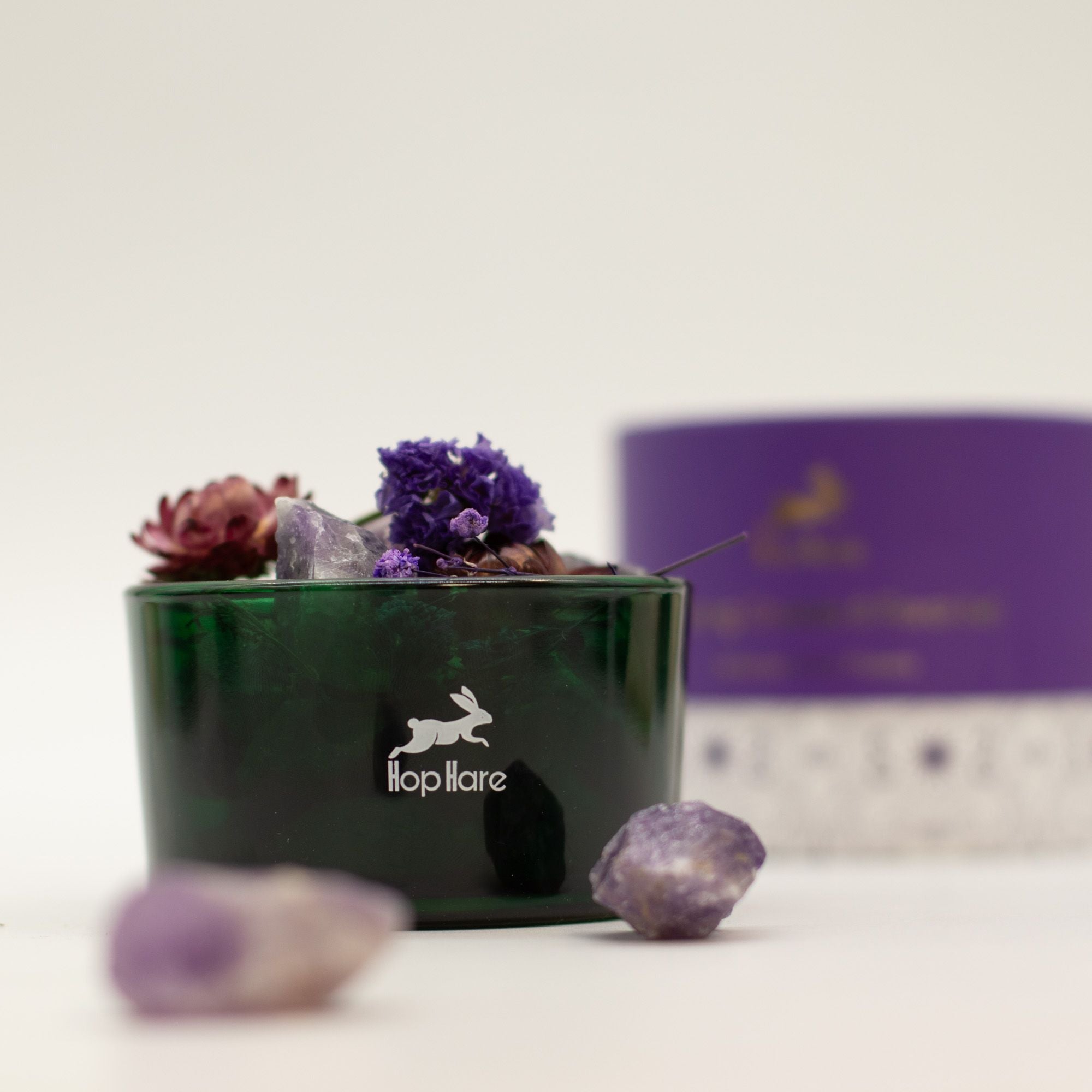 Hop Hare The Moon -diffuusiokristalli- ja kukka-setti