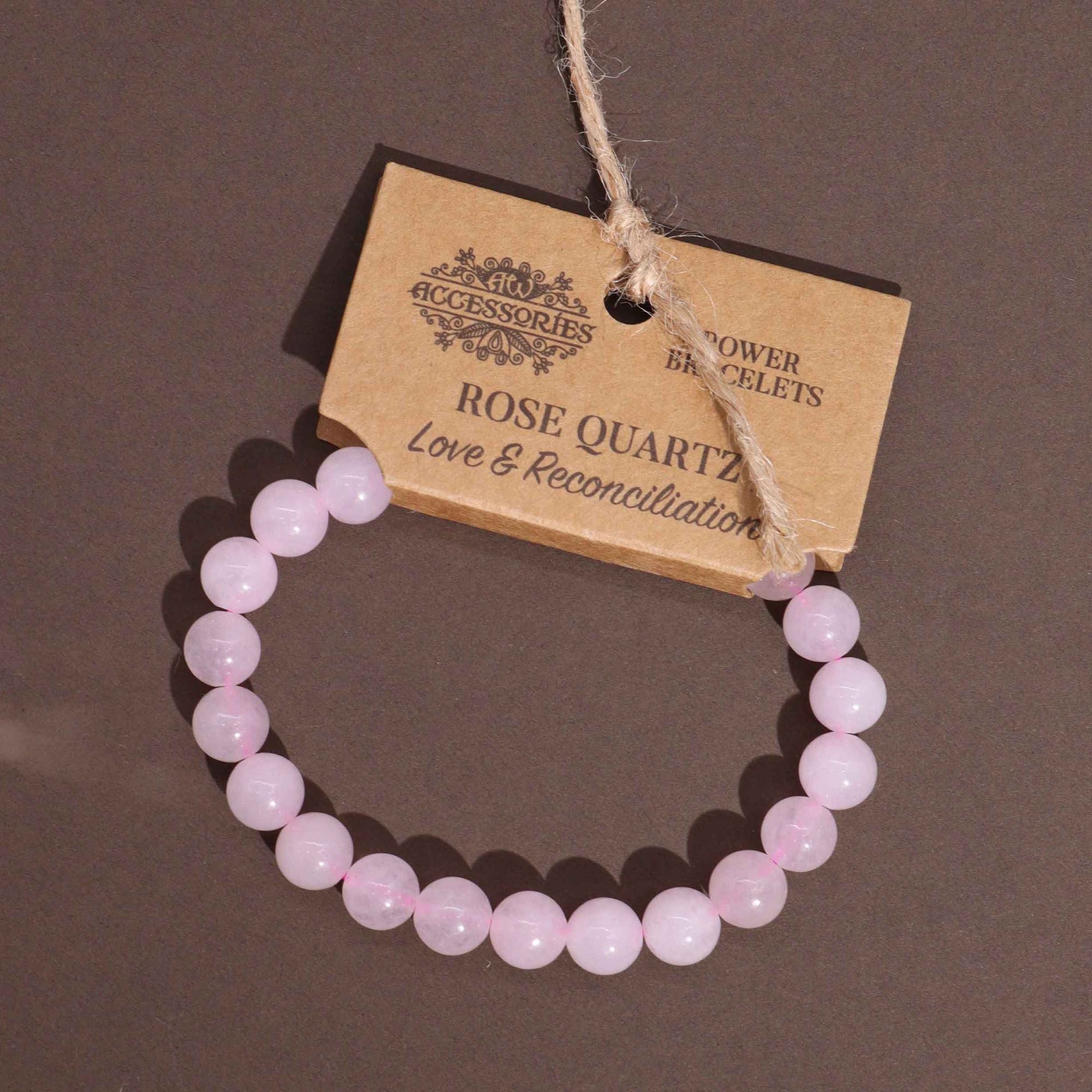 Ruusukvartsi-rannekoru – Power Bracelet