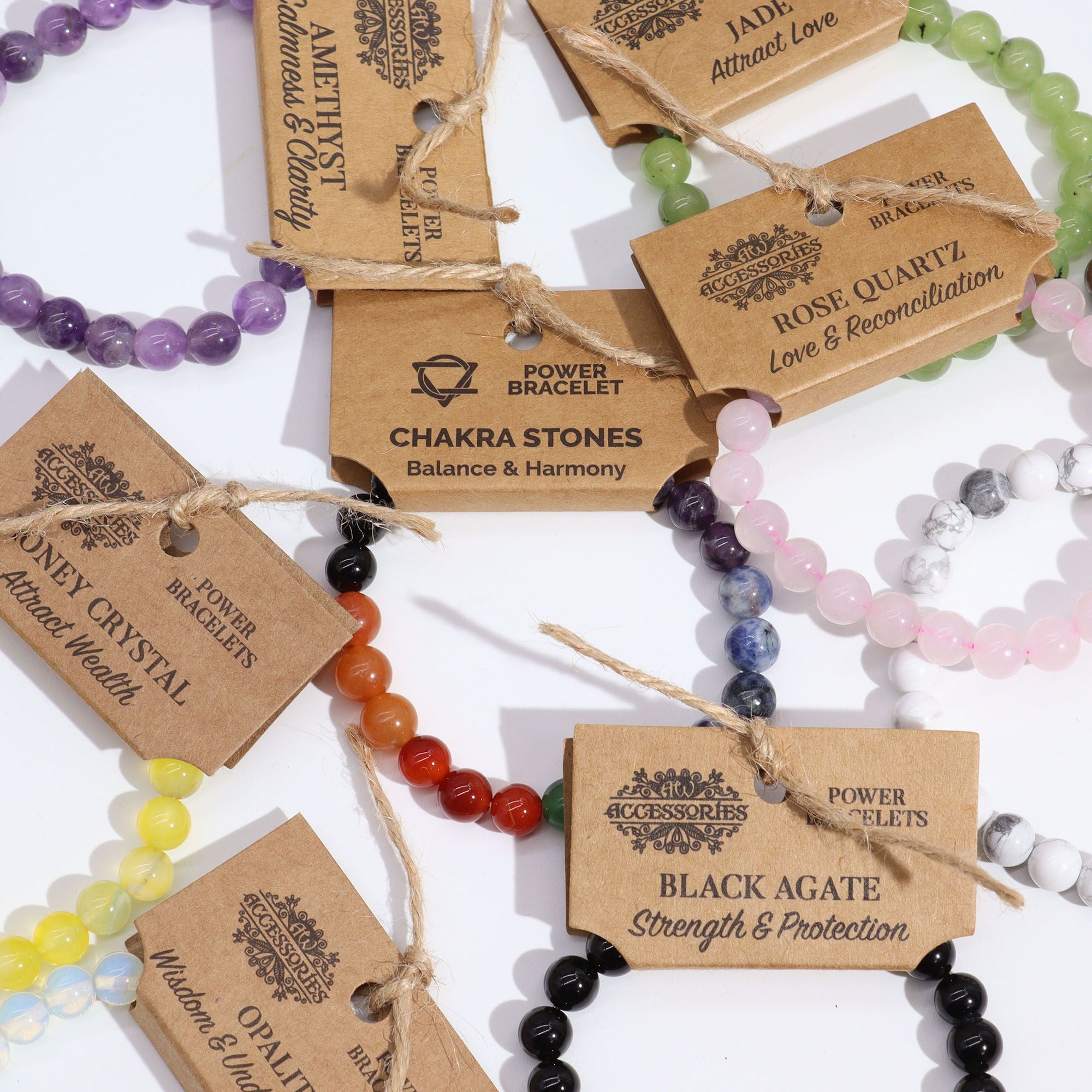 Ruusukvartsi-rannekoru – Power Bracelet
