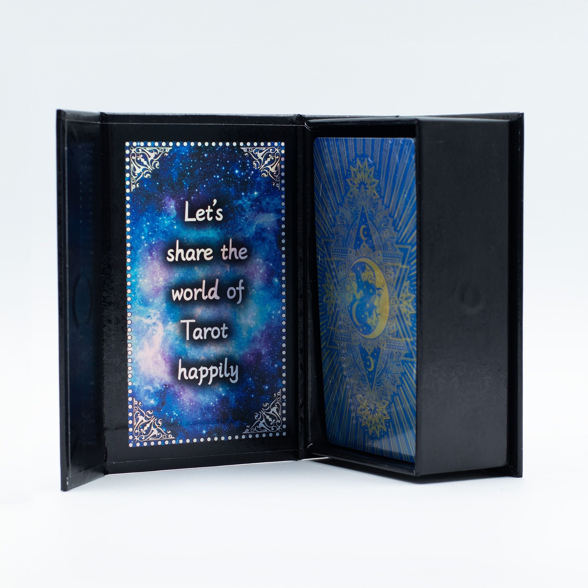 Blue Foil Tarot – Kuunkasvot – Korttisetti ja opas