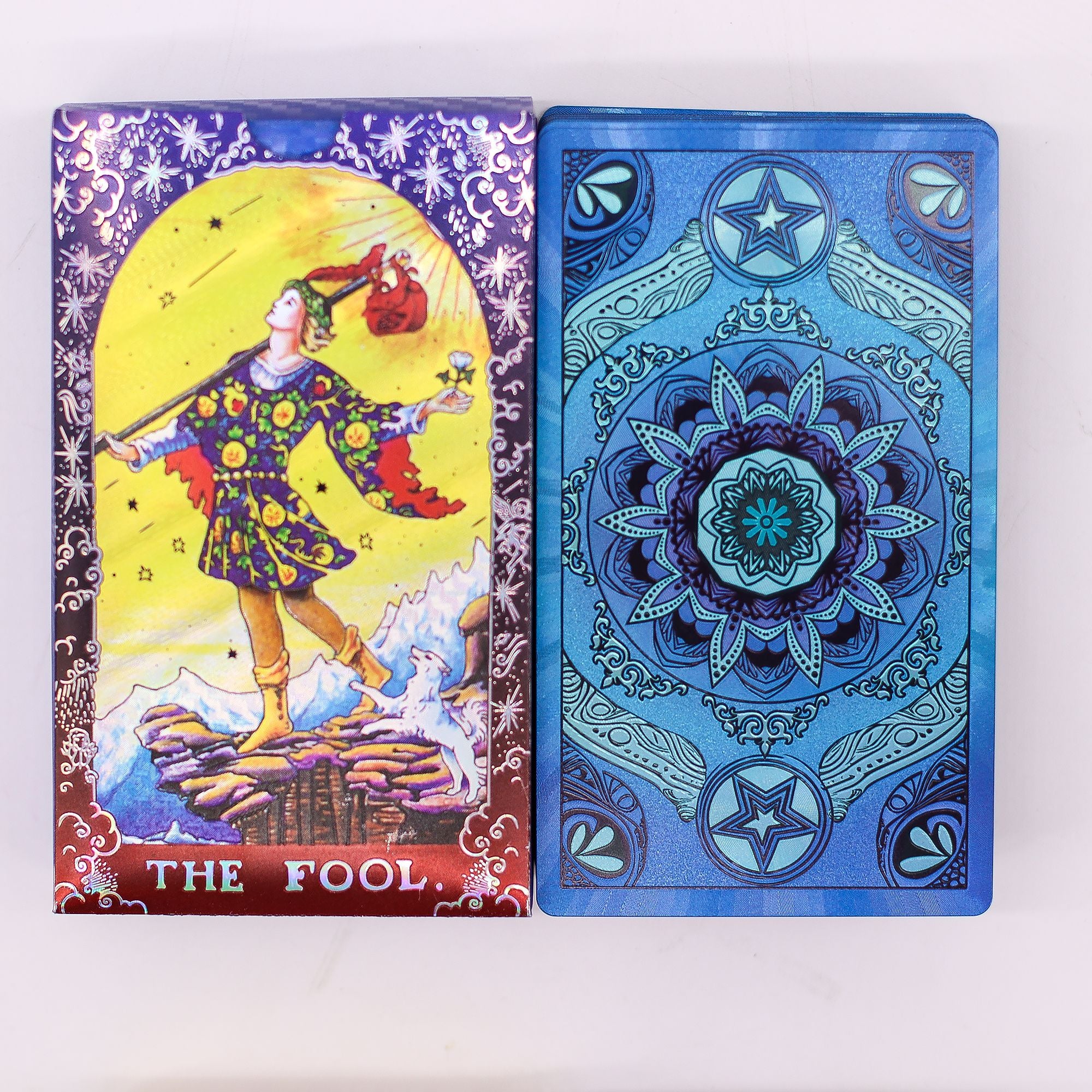 Blue Foil Tarot – Mandala – Korttisetti ja opas