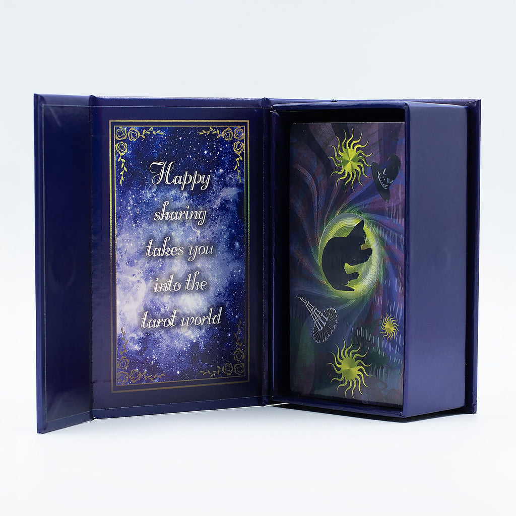 Purple Foil Tarot – Witch Tarot – Korttisetti ja opas