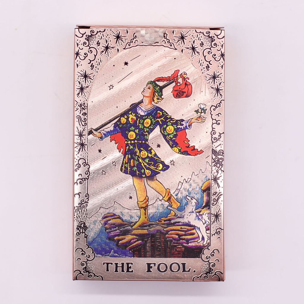 Rose Gold Foil Tarot – Moon Phase – Korttisetti ja opas