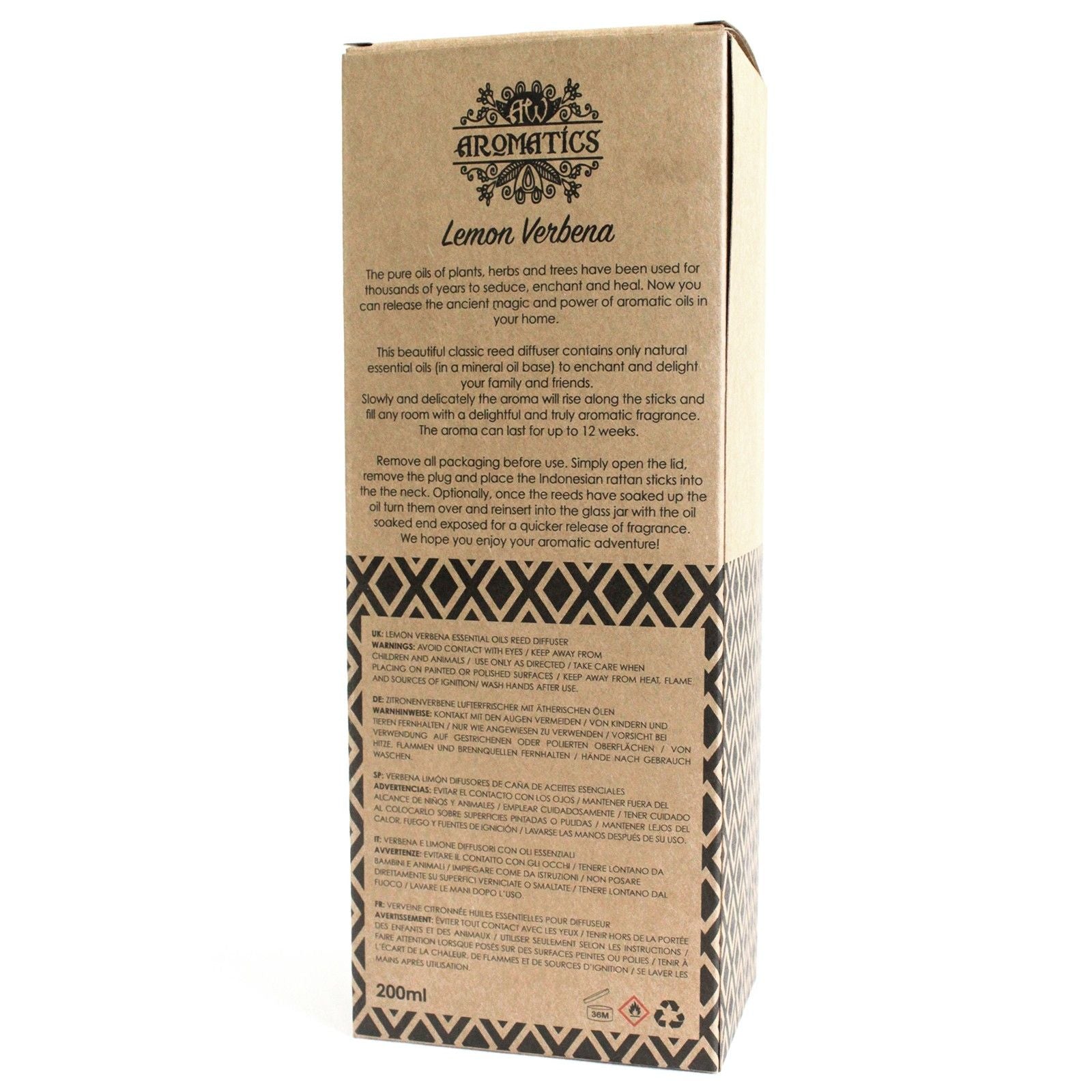 Lemon Verbena Huonetuoksu – Tuoksutikut 200ml