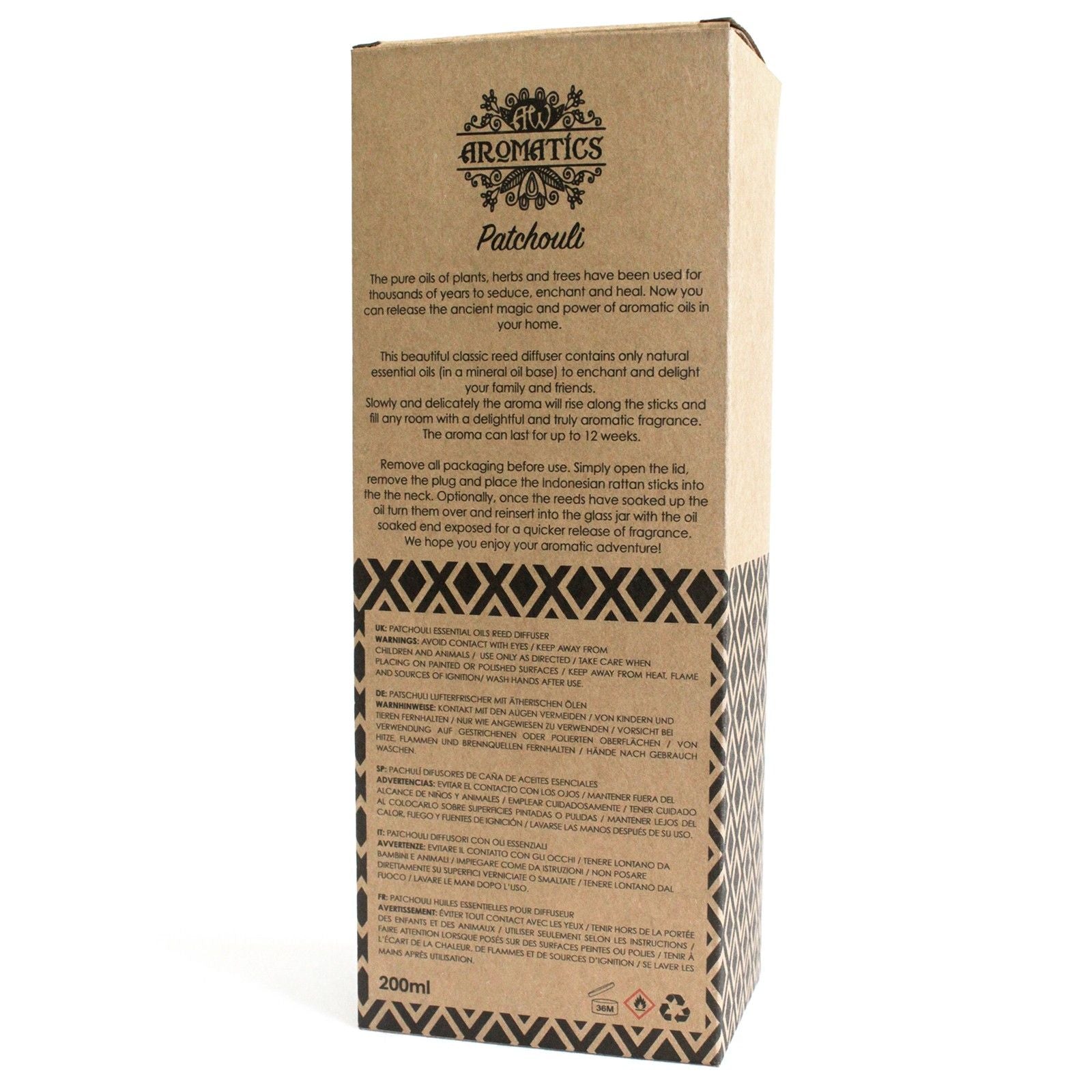 Patchouli Huonetuoksu – Tuoksutikut 200ml