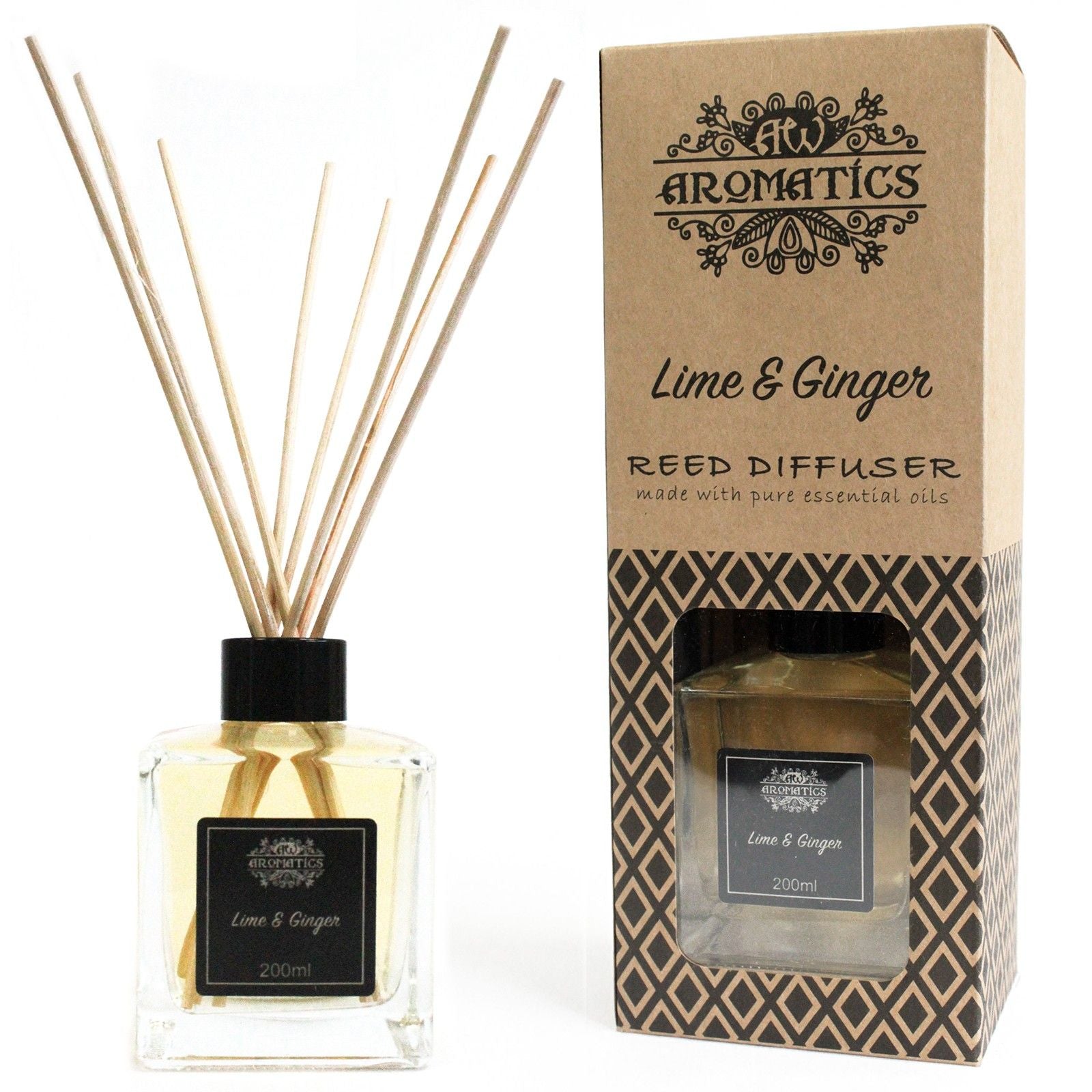 Lime & Ginger Huonetuoksu – Tuoksutikut 200ml