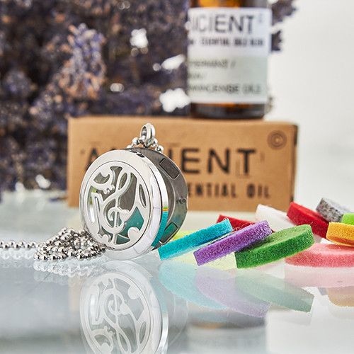 Aromaterapiadiffuusori-kaulakoru – Nuotit 25mm
