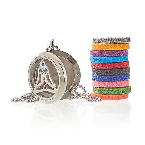 Aromaterapiadiffuusori-kaulakoru – Yoga Chakra 30mm