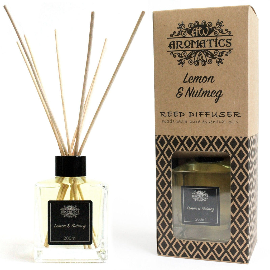 Lemon & Nutmeg Huonetuoksu – Tuoksutikut 200ml
