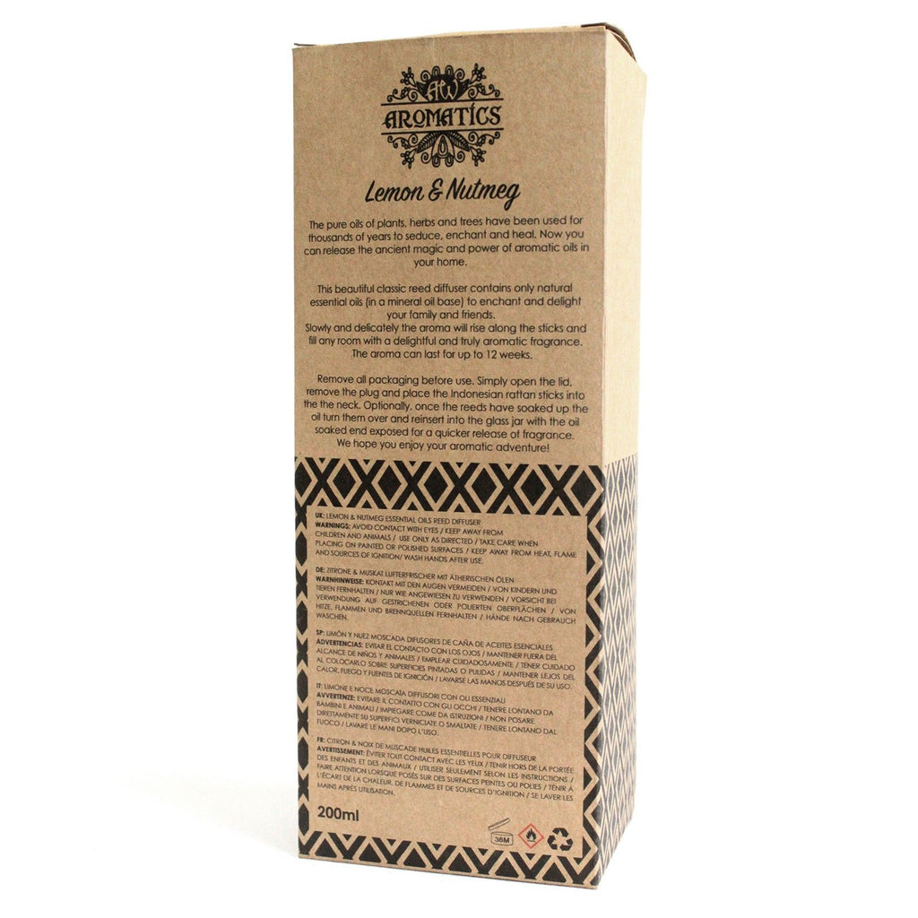 Lemon & Nutmeg Huonetuoksu – Tuoksutikut 200ml
